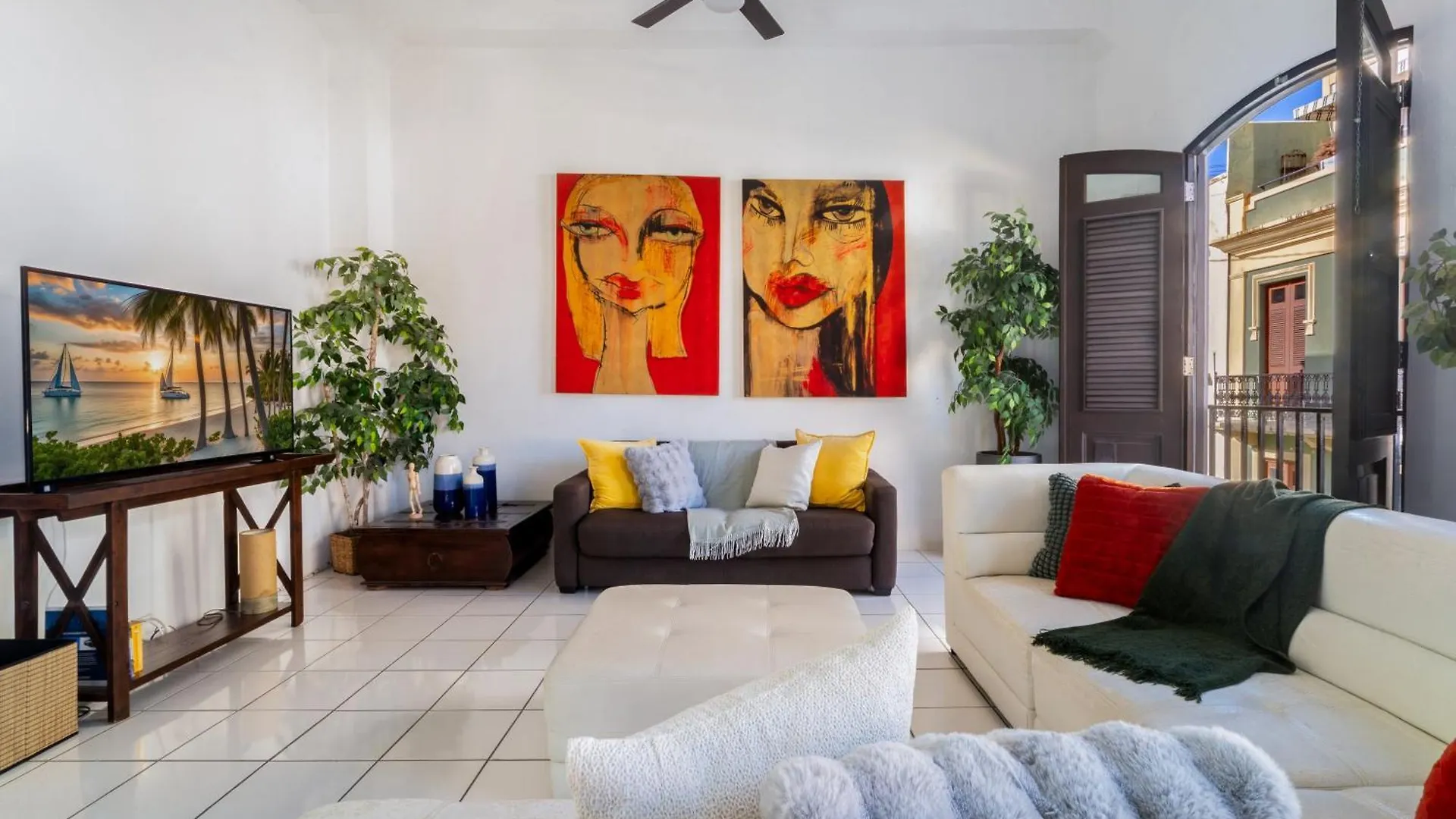 Apartment Spanish Penthouse Historic Mansion Private Patio San Juan